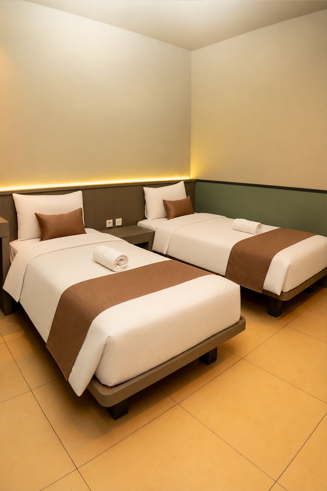 Deluxe Room dengan dua kasur twin